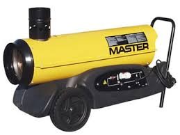 Master 230V, 1-fas dieselfyrte varmluftsaggregat med varmeveksler.